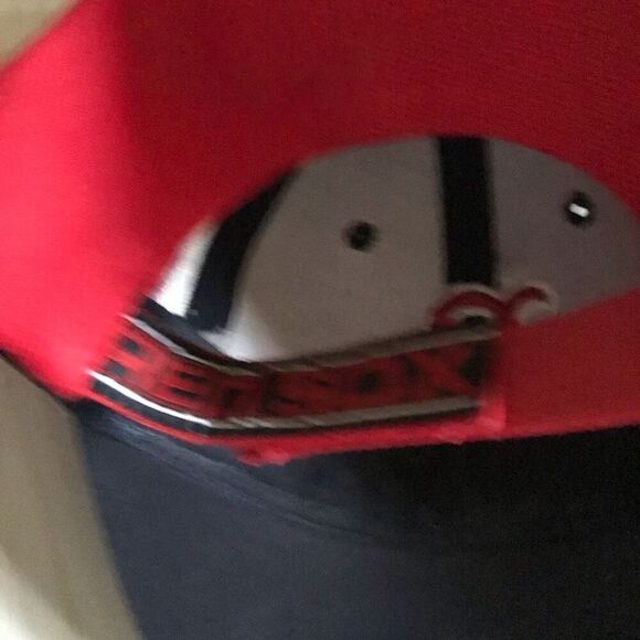 Genuine Merchandise baseball cap hat red blue Boston Red Sox one SZ adjustable - Picture 5 of 9